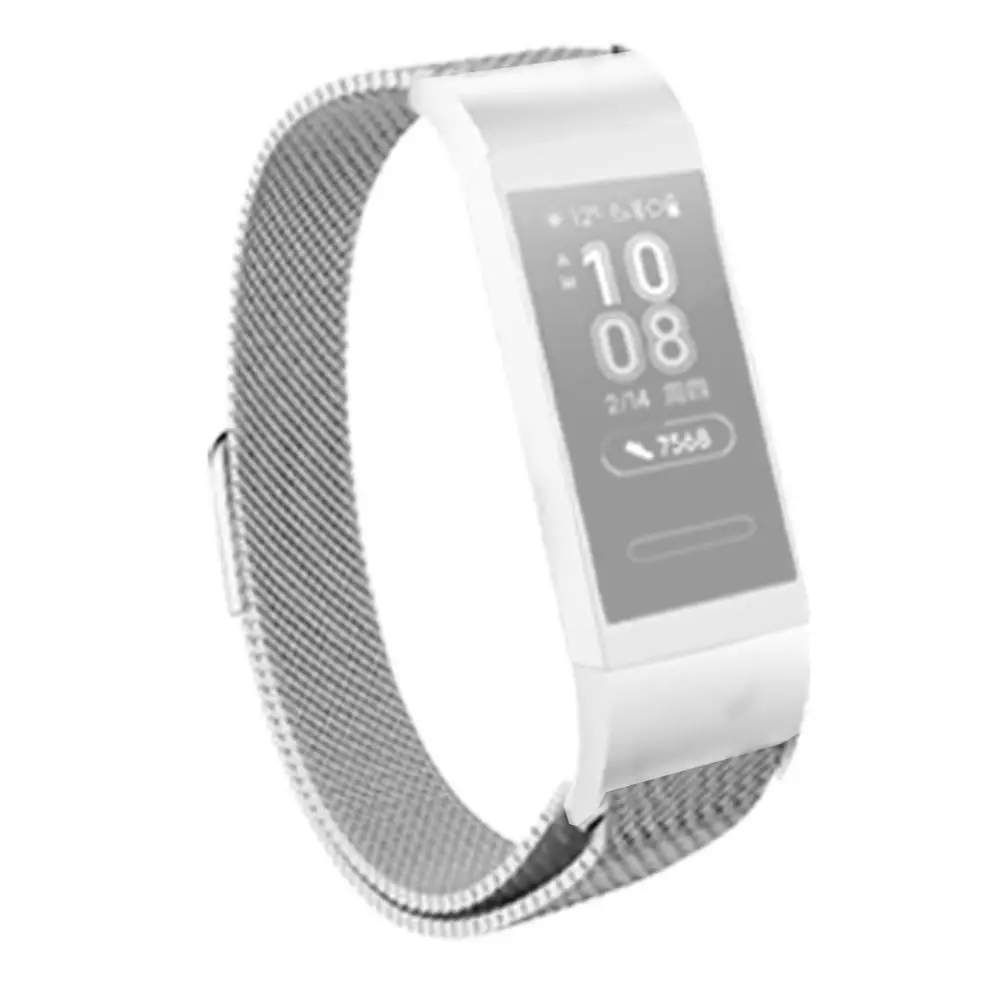 Универсальный металлический браслет для huawei Band 3/3PRO Pro фитнес отслеживание часы
