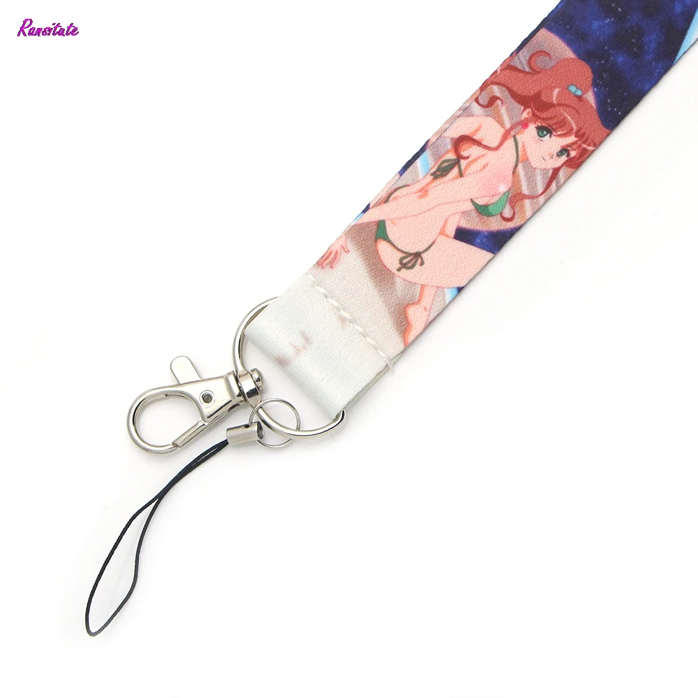 R0010 Ransitute Луна девушка ремешки на шею для мобильного телефона ключи Камера ID карты