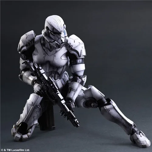Play Arts Stormtrooper 26 см ПВХ фигурка модель игрушки|model toy|play artsstorm trooper |