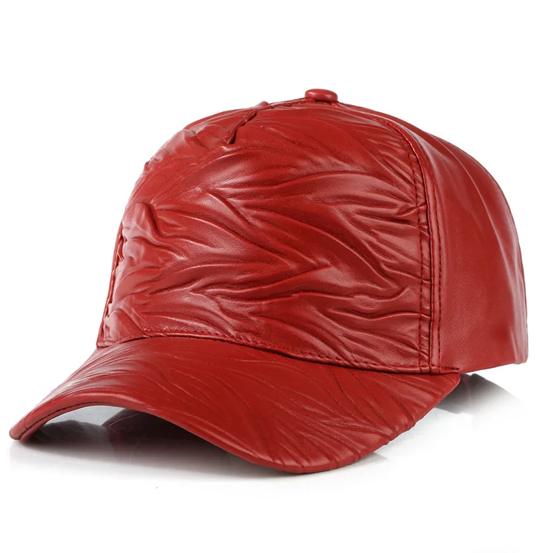 Модная однотонная женская бейсболка из искусственной кожи белая черная розовая