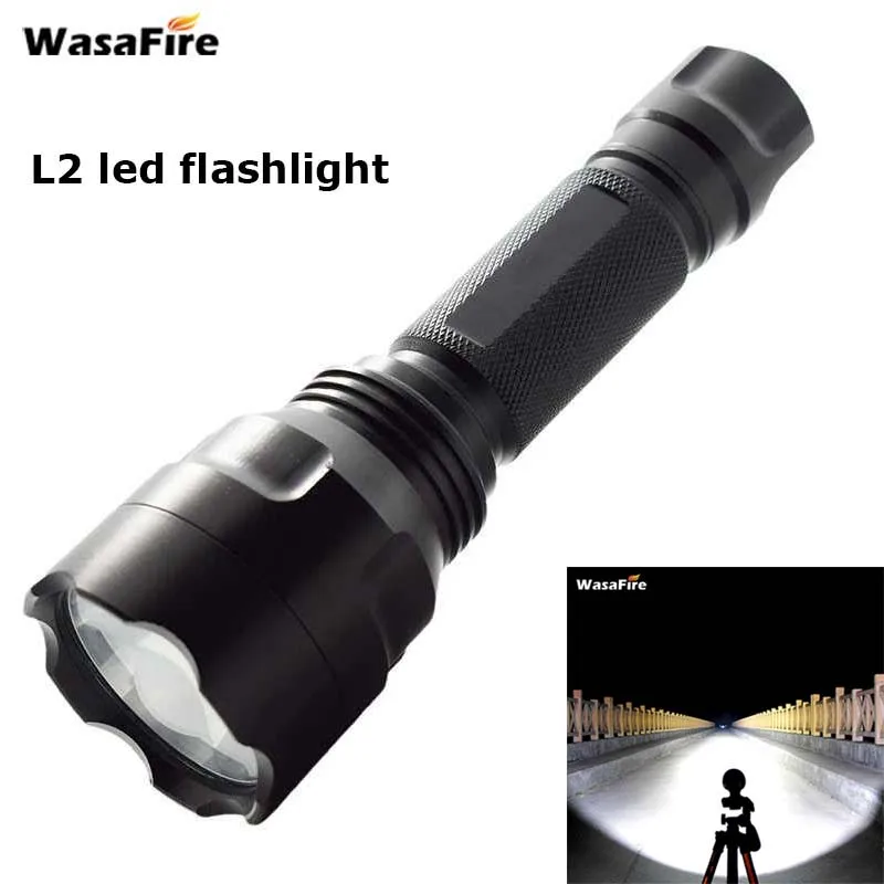 Супер яркий светодиодный фонарик 5 режимов освещения фонарь 6000 люмен L2 C8