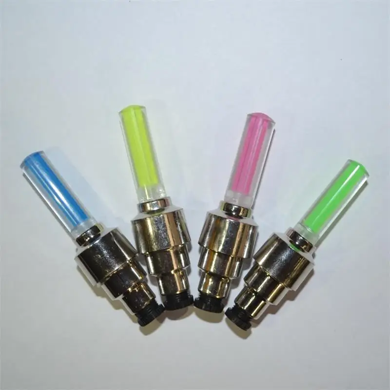 Горячая велосипедная шина клапан колеса неоновый Светлячок спица светодиодный