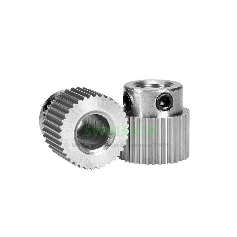 

2pcs MK7 / MK8 stainless steel drive gear 36 teeth extruder feed wheel extrusion Reprap 3D printer accessories