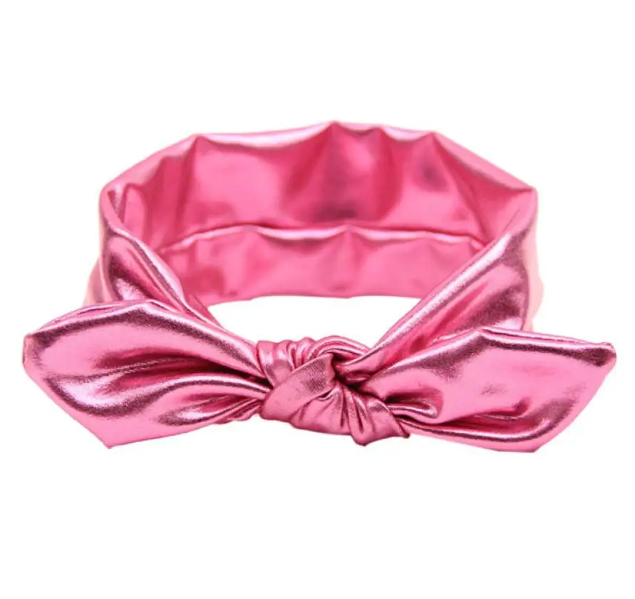 Детский ободок с кроличьими ушками эластичная повязка на голову De Cabelo Infantil