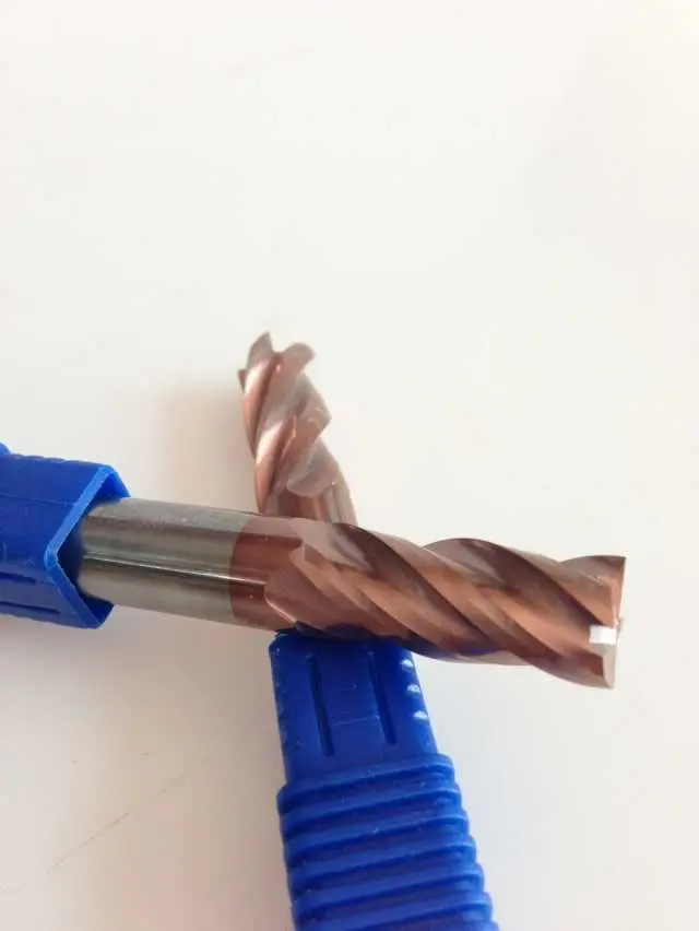 Концевая фреза высокого качества HRC60 с 4 канавками ЧПУ фрезы покрытием 1 5*4*4*50 мм