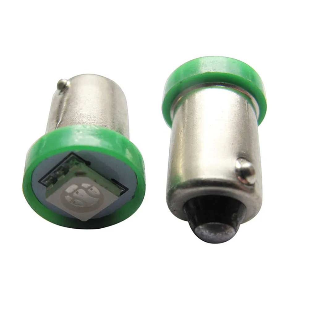 100 шт. супер белый 44 Bayonet LED 6 3 V Ba9s лампы для пинбола не призрак красный желтый