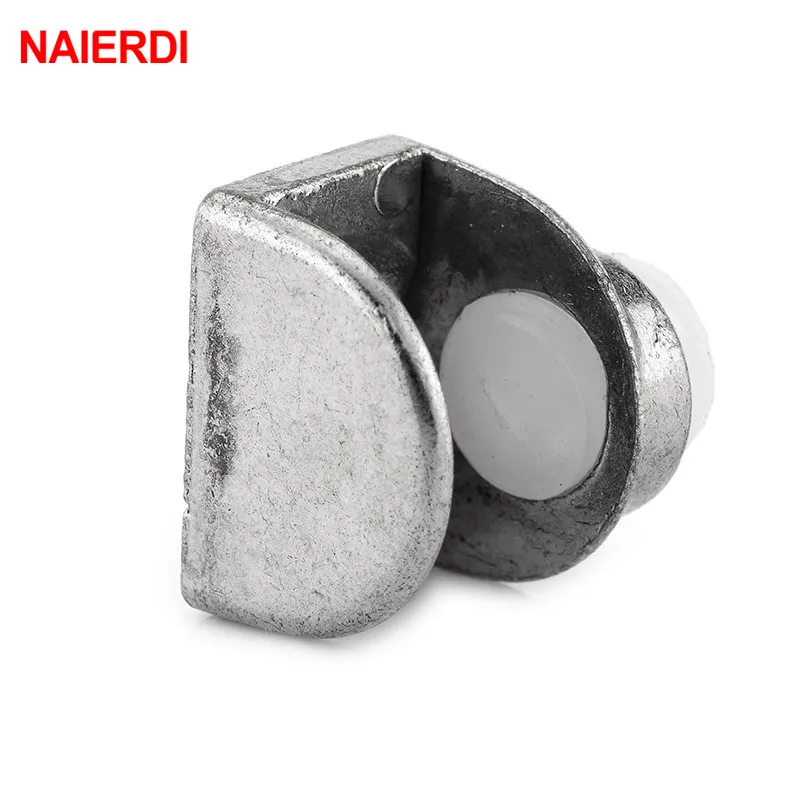 Полукруглые стеклянные зажимы NAIERDI 4 шт. цинковые регулируемые углы толщина 8 мм