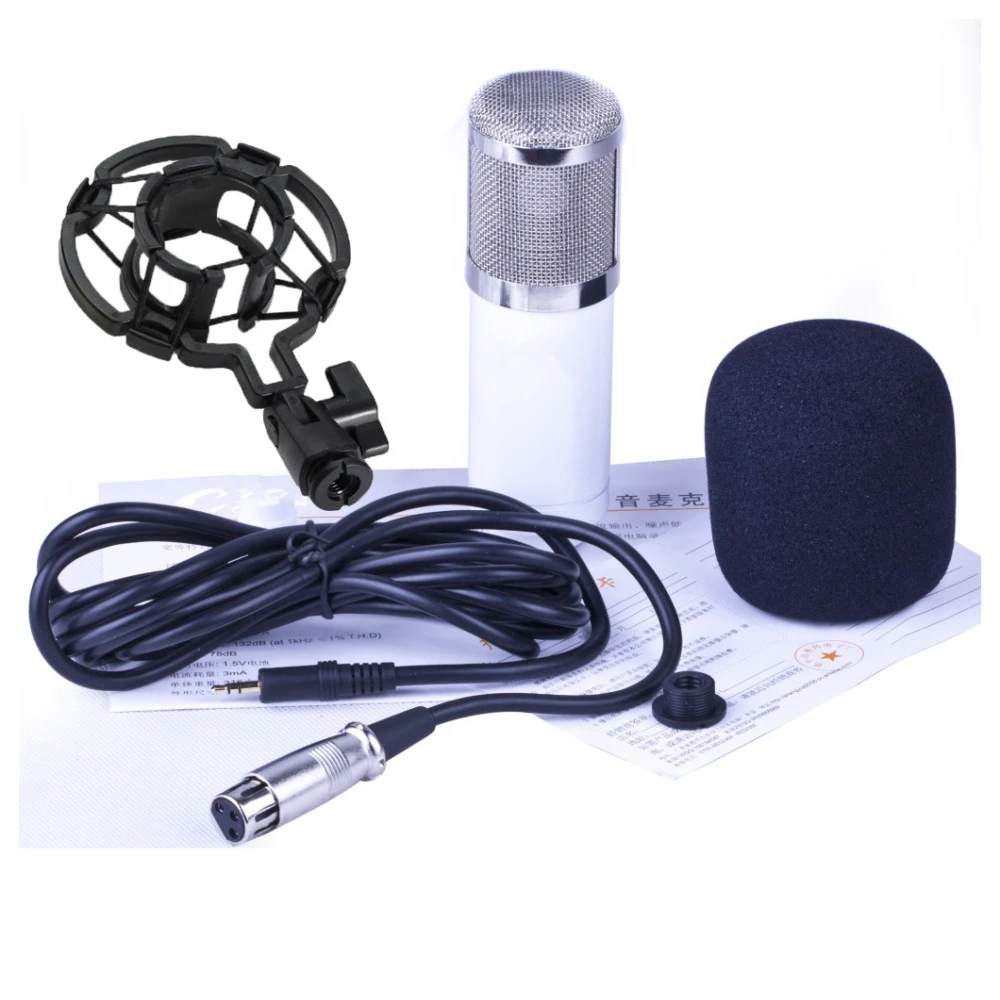 2017 SALE Karaoke Mic BM-800 BM800 Dynamic Condenser Wired Microphone Sound Studio for Recording Kit KTV film TV | Электроника