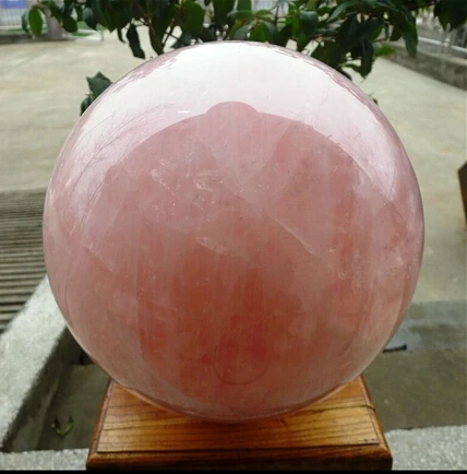 WBY + 331 ПРИРОДНЫЙ РОЗОВЫЙ КВАРЦ ХРУСТАЛЬНЫЙ ШАР BALL ИСЦЕЛЕНИЕ | Дом и сад