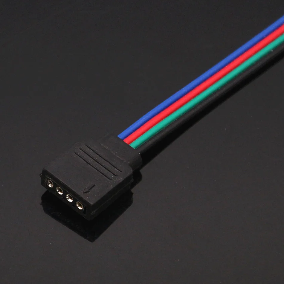 BEILAI 10 шт. мм панель для крепления по ширине RGB светодиодные ленты Разъем 4 шпильки