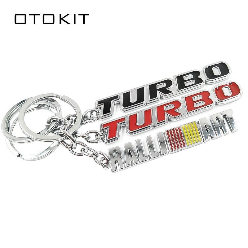 Автомобильный брелок TURBO RALLI ART с логотипом для BMW Audi VW Saab Fiat Ford Chevrolet Nissan Honda