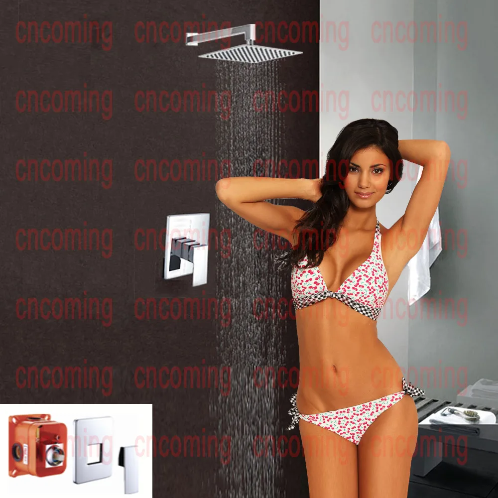 Душевая система из латуни односторонний смеситель для ванной комнаты душа