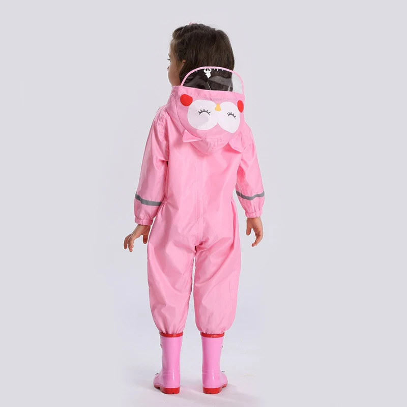 Детский дождевик с изображением Льва водонепроницаемый для детей студентов