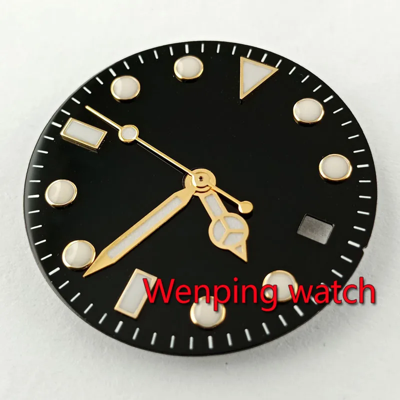 

28.5mm sterile watch dial + watch hands fit DG2813,Miyota 82Series movement