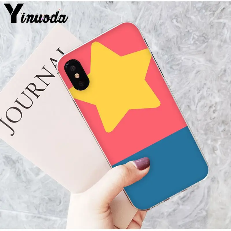Yinuoda мультфильм Стивен Вселенная новинка чехлы для телефона чехол iPhone 5 5Sx 6 7 7plus 8