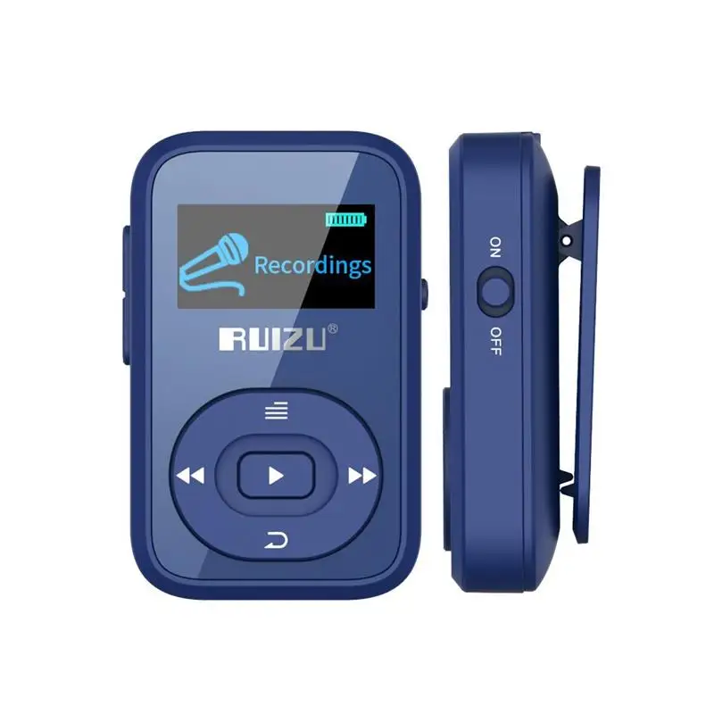 Мини Клип Спорт Bluetooth 4,2 MP3 плеер новая версия MP3 музыкальный плеер с FM, рекордер, поддержка TF/SD карты+ повязка на руку