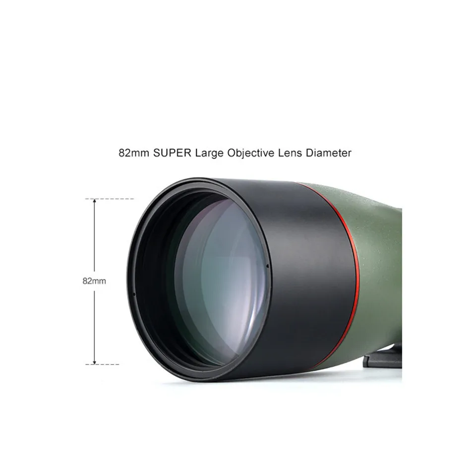 Spotting Scope Telescope 20-60x82mm Waterproof With Multi-coated Lens + BAK4 Prism For Bird Watching Viewing High Resolution | Инструменты