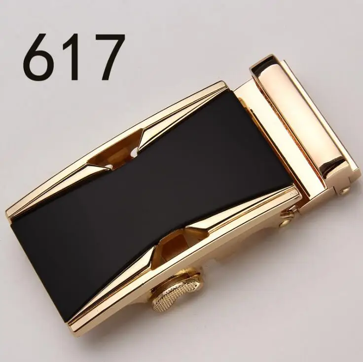 

Fashion Men's Business Alloy Automatic Buckle Unique Men Plaque Belt Buckles for 3.5cm Ratchet Men Apparel Accessories