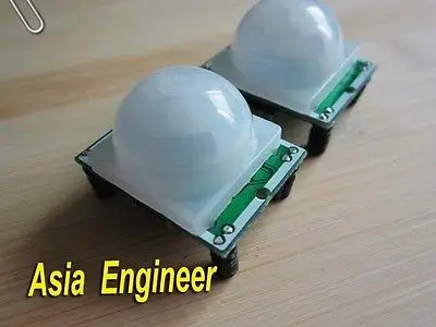 

5 шт., регулируемый ИК-пироэлектрический инфракрасный датчик движения PIR