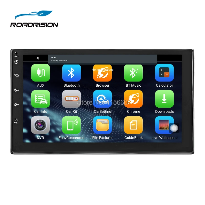 RoadRision Новый Стиль 7 дюймов 1din универсальный Android 1 автомобиль радио gps навигации с