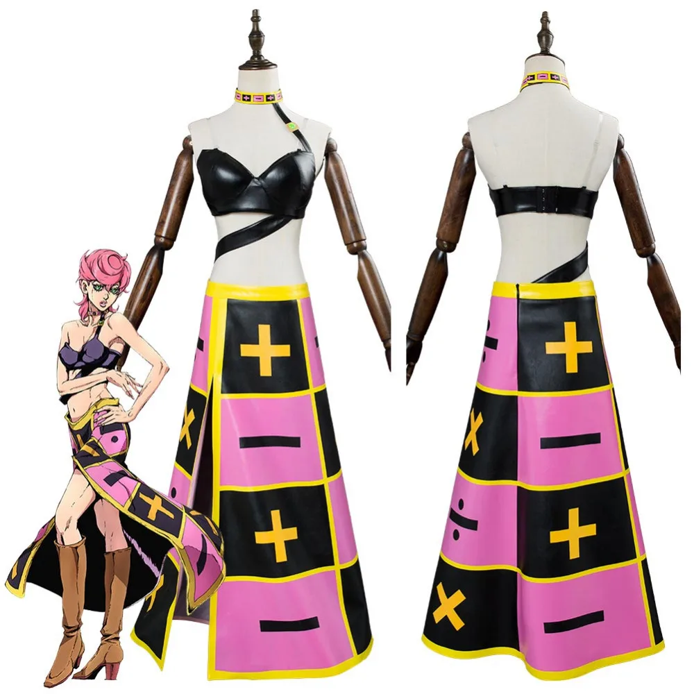 Костюм для косплея Джоджо Невероятные приключения: золотой ветер Trish Una костюм