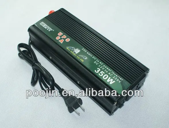 Free Shipping 350w solar power inverter with 350W DC12V modifiled sine wave inverter with battery charger UPS
