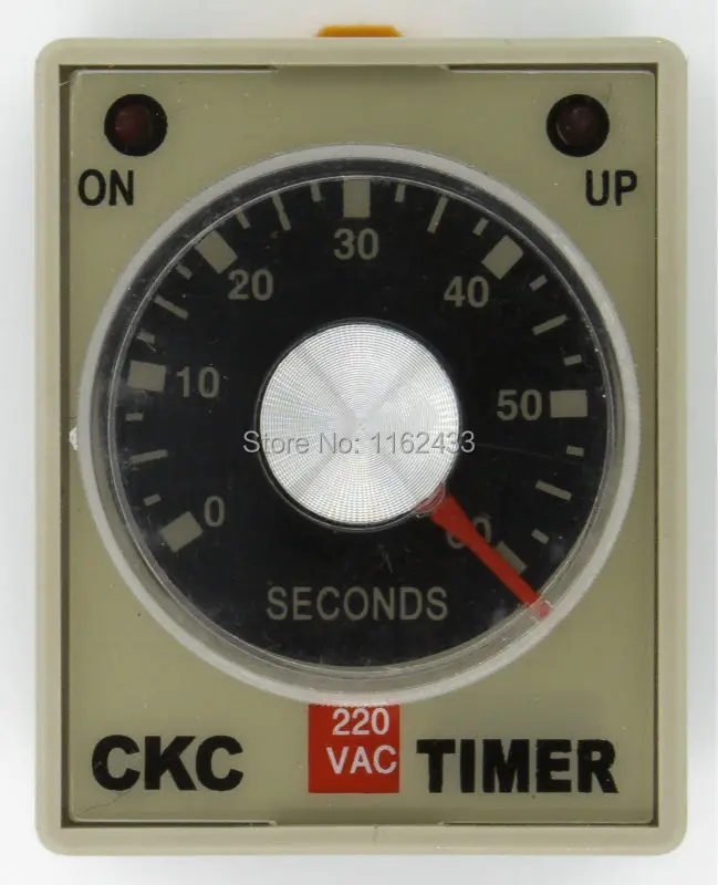 AH3-3 AC 220V On-delay SPDT с мгновенным реле времени контакта разъемом серии AH3 220VAC таймер