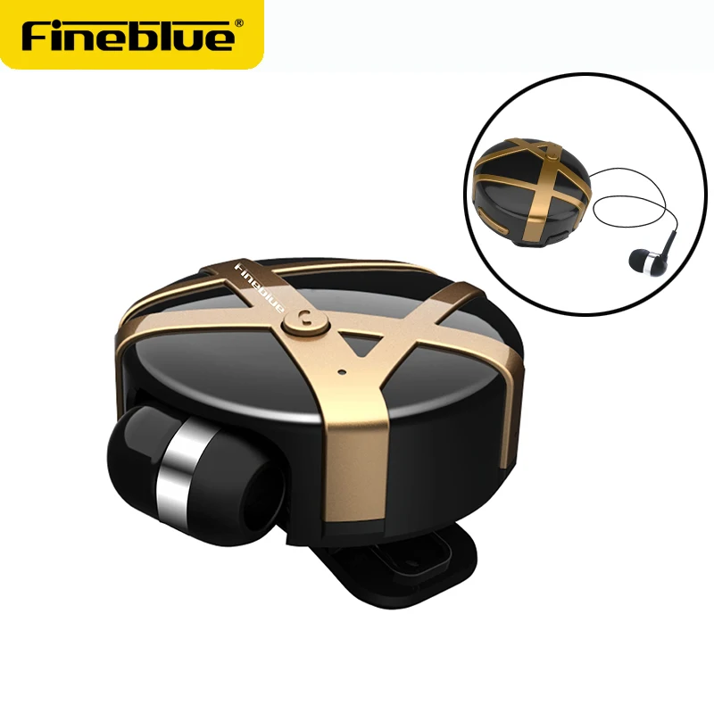 FINEBLUE FD55 беспроводные Bluetooth наушники вызов напоминание Вибрация Bluetooth гарнитура Hands-free наушники с микрофоном бизнес для телефона