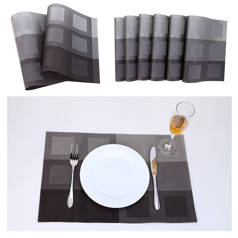 Салфетки для обеденный стол квадратный Нескользящие посуда колодки Изысканный