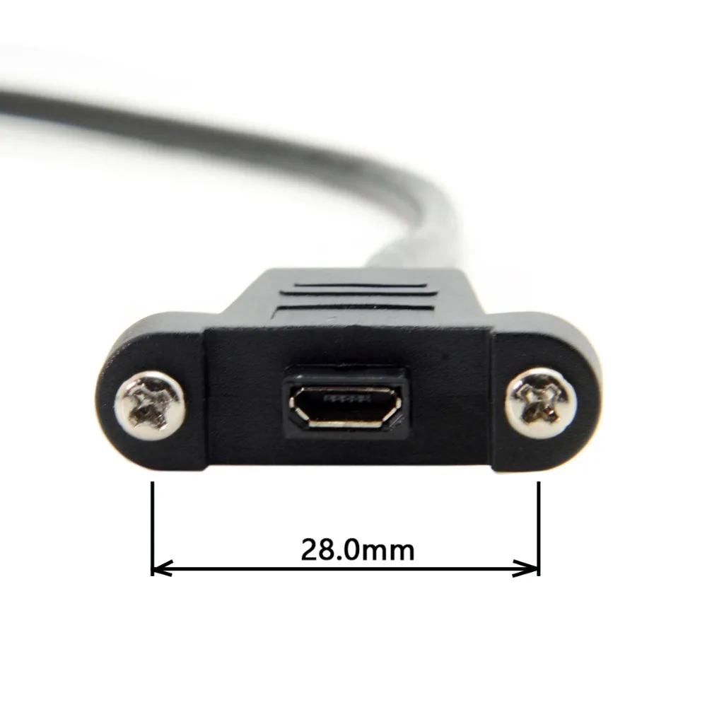 Микро-USB 3. 0 5pin и мини-USB мини USB 2 штекер-гнездо адаптер кабель 30 см 50 3 м 5 с панельным