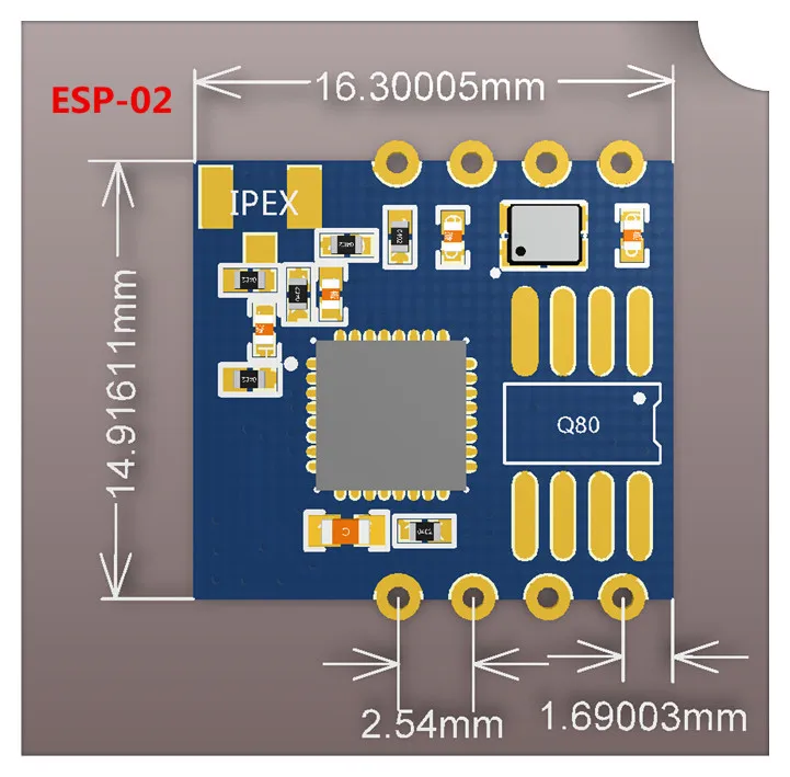 Esp8266 ESP 02 удаленного беспроводного модуля wi fi в UART для интеллектуального
