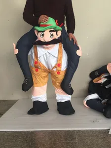 Новинка, костюмы талисмана Ride on Me, штаны с забавными животными, нарядный костюм на Октоберфест, Хэллоуин, вечеринку, костюмы для косплея