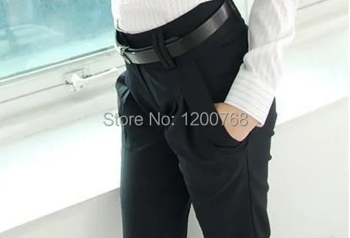 New Spring Summer Autumn Plus Size Suit Pants Casual Harem Pencil Slim High Waist Straight Women Trousers | Женская одежда