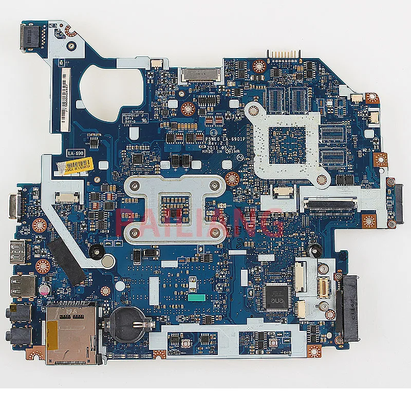 PAILIANG материнская плата для ноутбука ACER Aspire 5750 5750G 5755 5755G PC материнская плата P5WE0 LA-6901P tesed DDR3