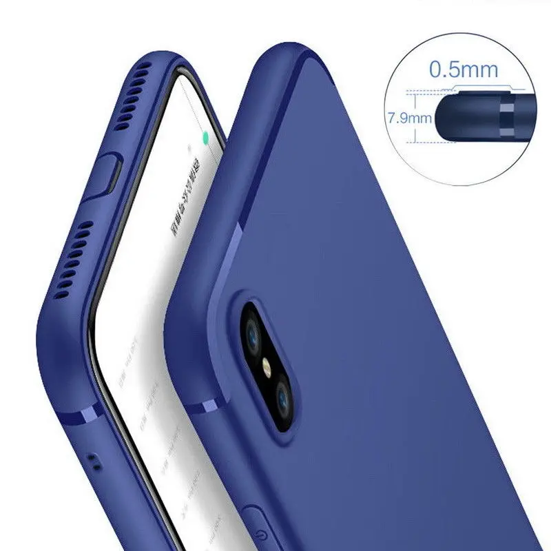 Матовый Мягкий силиконовый чехол для iPhone 11 Pro Max Apple X XS XR 7Plus 8Plus 7 8 6 6S Plus 5
