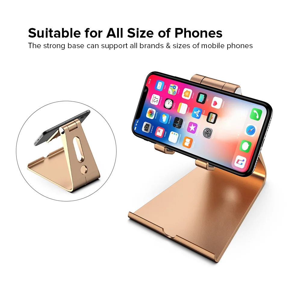 Venroii Настольный держатель для телефона iPhone Xs Xr X 8 iPad планшета стойка подставка