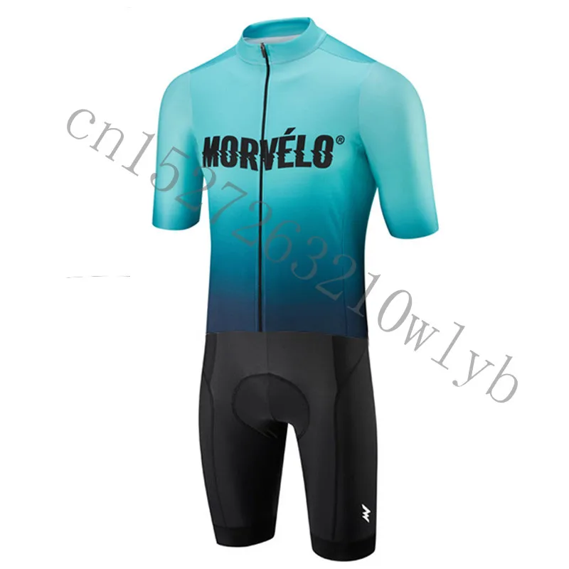 2019 Morvelo футболка с коротким рукавом велокостюм шорты наборы дышащая