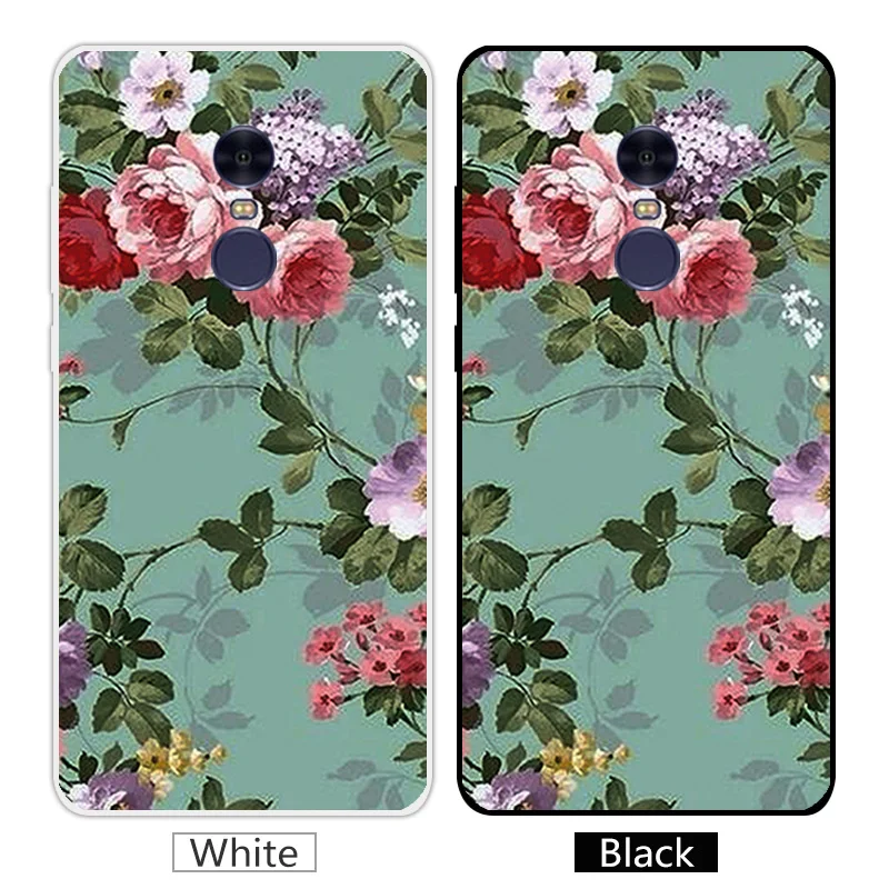 For Coque Xiaomi Redmi Note 4 Back Black Matte Cover 5.5&quot TPU Silicone Case for Phone Scen |