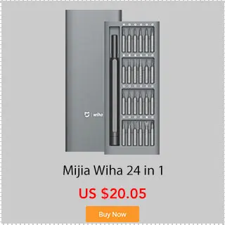 Xiaomi Mijia Wiha 24 в 1 прецизионный Набор отверток 60HRC магнитные биты Xiaomi Домашний набор ремонтные инструменты Xiomi Mijia