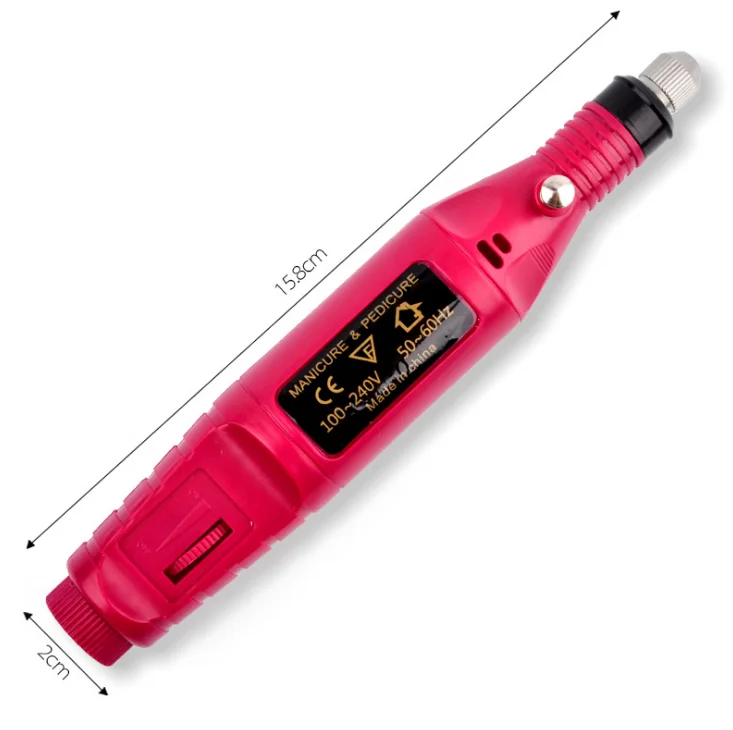 Порошок Электрический лак для ногтей Педикюр аппарат маникюр сверла набор