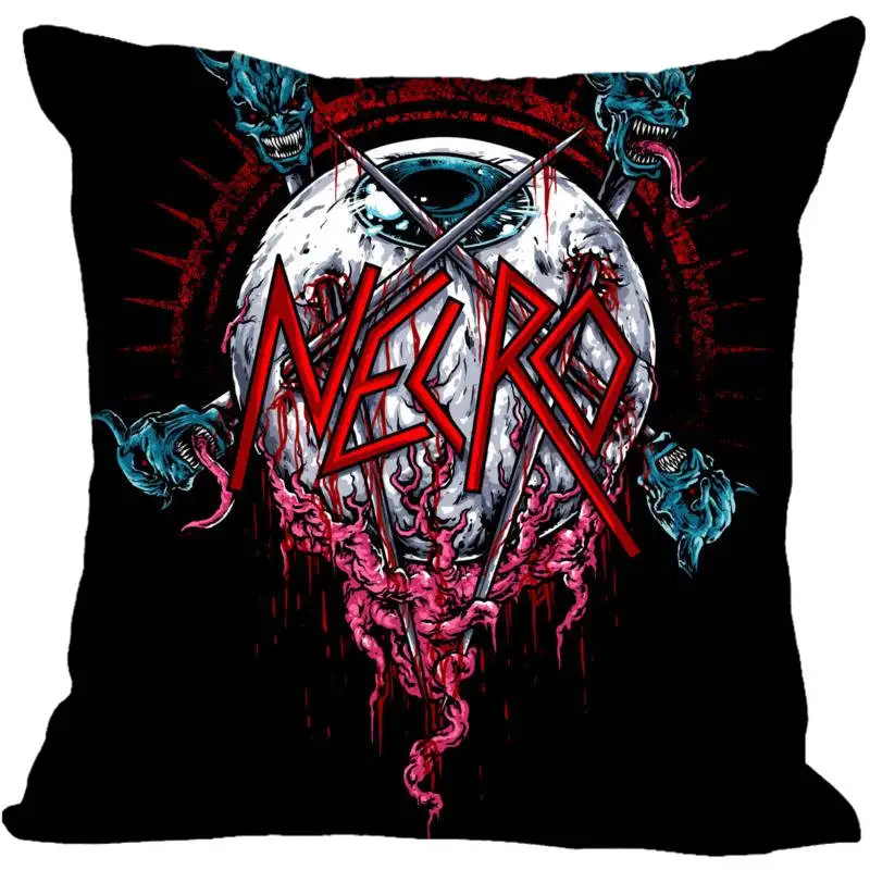 Заказная квадратная наволочка Slayer на заказ Чехол для подушки на молнии 40x40,45x45 см(с одной стороны - Цвет: Pillowcase 3