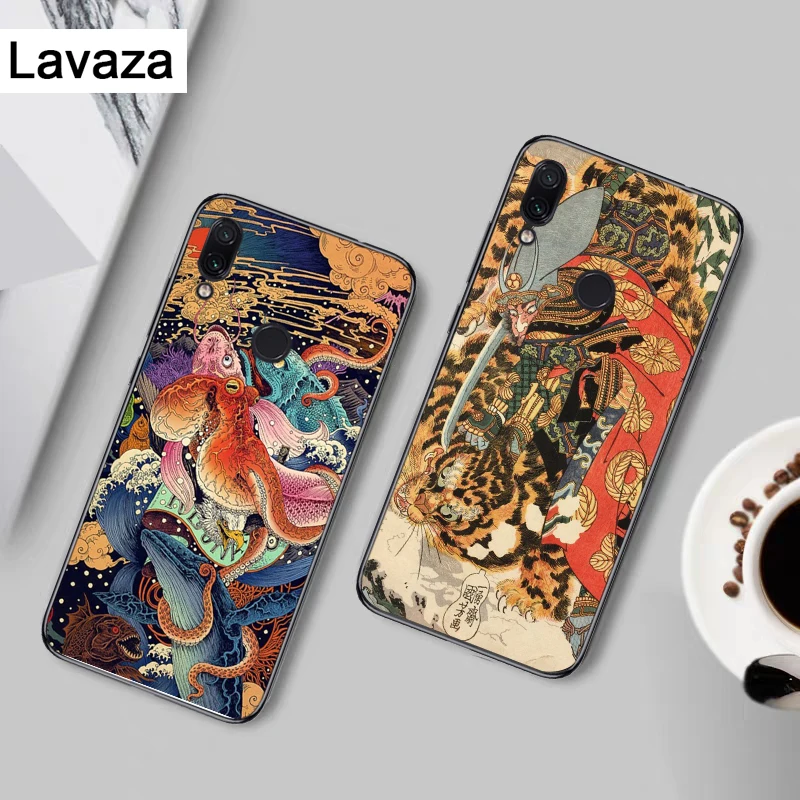 Lavaza японского стиля японский силикон чехол для Xiaomi Redmi 4A 4X5 5A 6 6A 7 7A 8 8A K20 Pro Plus S2 Go