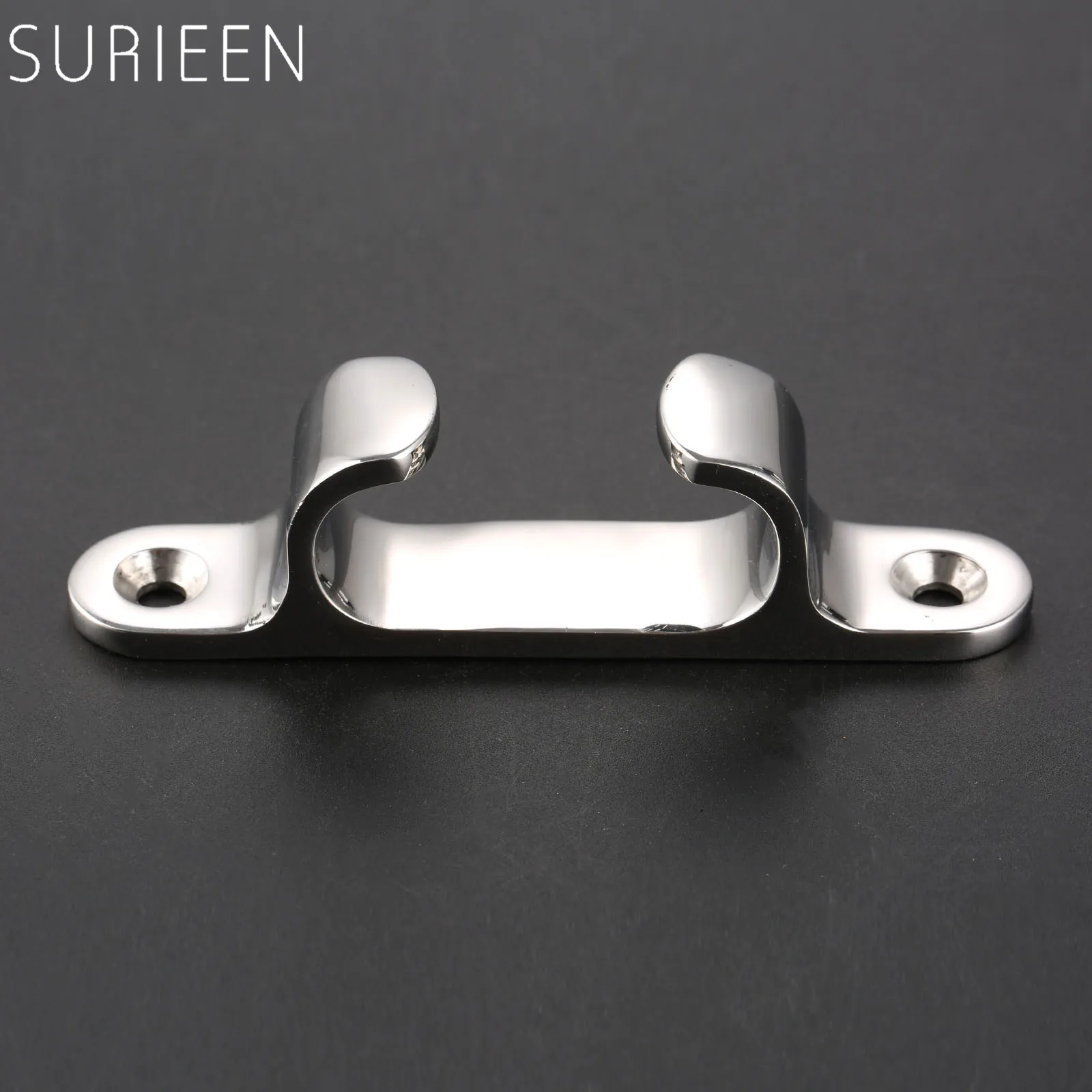 SURIEEN 4 дюйма 100 мм серебристый цвет 316 из нержавеющей стали прямой Fairlead Bow Chock Boat