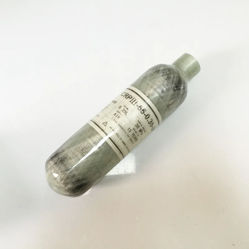 Китай поставщиков 0.35L 30Mpa 4500psi пустого бака углеродного волокна газовый баллон с