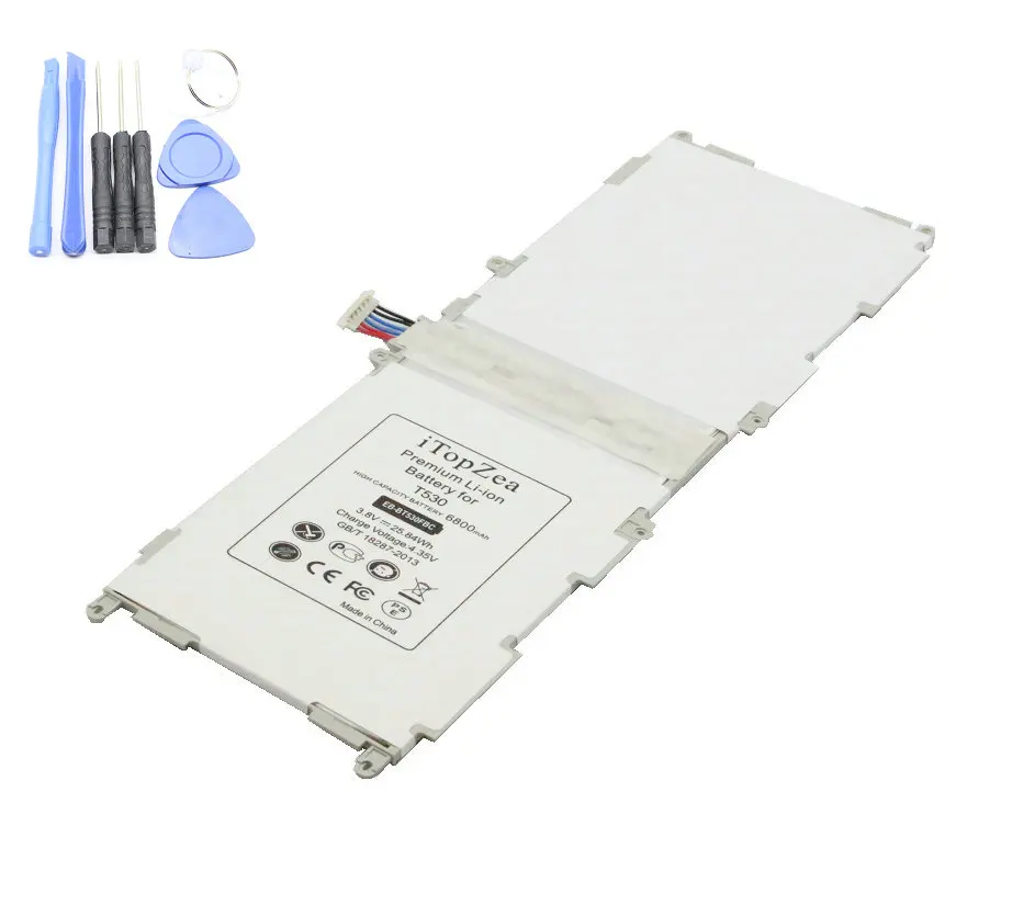 ITopZea 6800mAh EB BT530FBC/EB BT530FBE Сменный аккумулятор для Samsung Galaxy Tab Tablet 4 10 1 &quotT530 T531 T535 P5220 SM