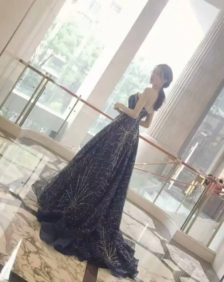 Элегантное платье для женщин вечернее без бретелек потрясающее праздничное