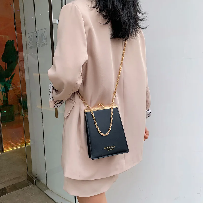 Женская сумка с клипсой новинка 2019 ручная для банкета французская ниша ins