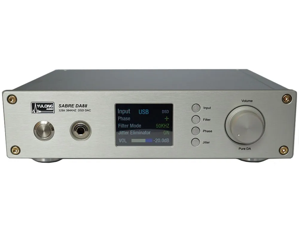 Yulong Sabre DA8II 32Bit/384KHz USB DSD DAC Decoder + Headphone Amplifier | Электроника