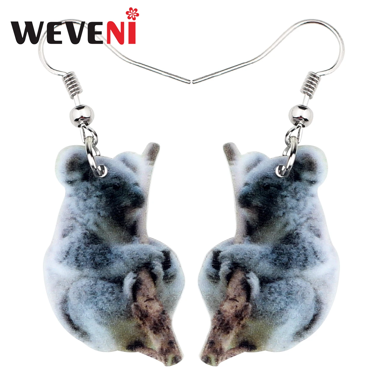 WEVENI акриловая искусственная медведь драгоценности с мультяшными животными для