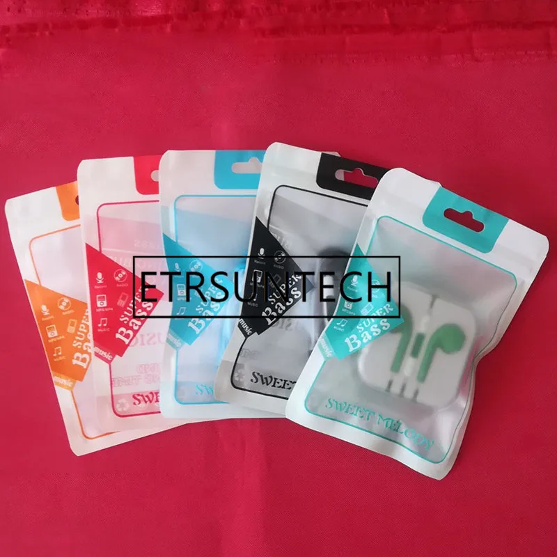 

1000 шт., пластиковые пакеты для наушников, 10,5 х15 см